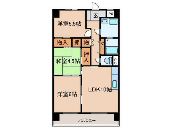 エクシード塚口の物件間取画像